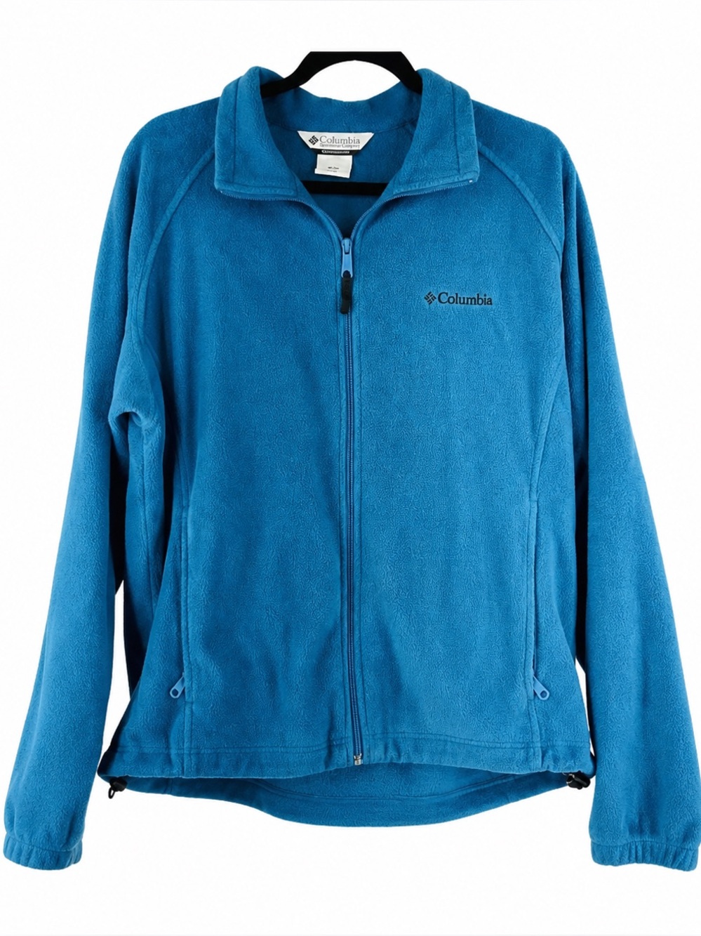 Columbia Benton Springs Turquoise Full Zip Fleece Jacket XL